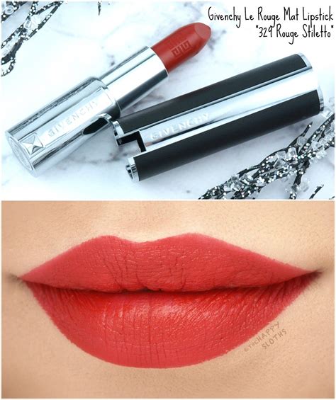 givenchy le rouge mat 329|Givenchy Le Rouge • Lipstick Review & Swatches .